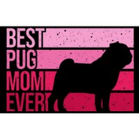 Cute Pug Art For Mom  Breed Pet Dog Puppy Pug Lovers Bumper Sticker