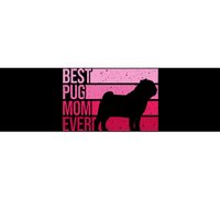 Cute Pug Art For Mom  Breed Pet Dog Puppy Pug Lovers Bumper Sticker