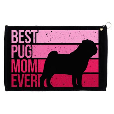 Cute Pug Art For Mom  Breed Pet Dog Puppy Pug Lovers Grommeted Golf Towel