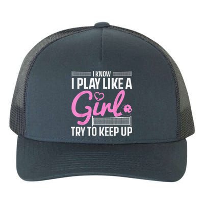 Cool Pickleball Art For Girls Player Pickleball Lover Yupoong Adult 5-Panel Trucker Hat