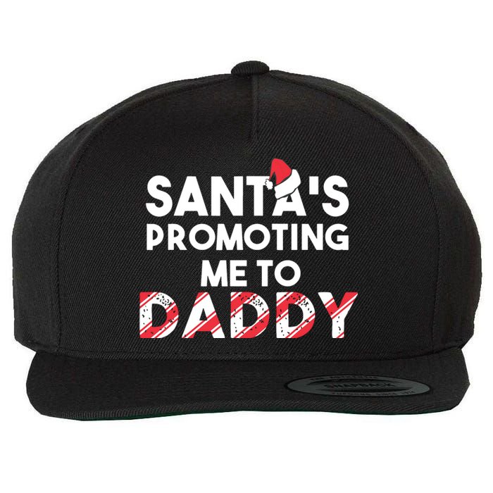 Christmas Pregnancy Announcement New Dad Gift Wool Snapback Cap