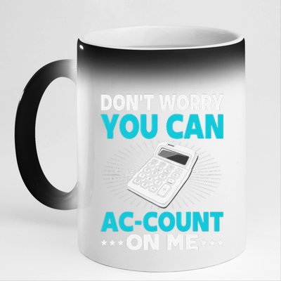 Certified Public Accountant Account Analyst Funny Gift 11oz Black Color Changing Mug