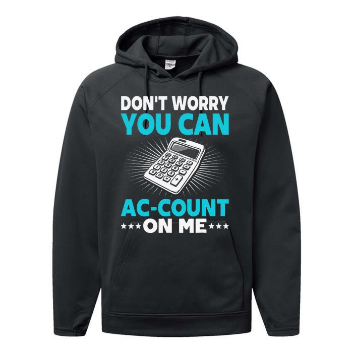 Certified Public Accountant Account Analyst Funny Gift Performance Fleece Hoodie