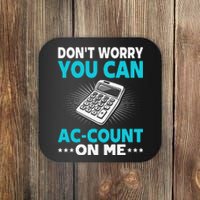 Certified Public Accountant Account Analyst Funny Gift Coaster