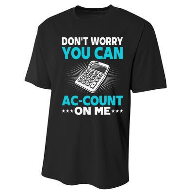 Certified Public Accountant Account Analyst Funny Gift Performance Sprint T-Shirt