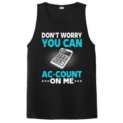 Certified Public Accountant Account Analyst Funny Gift PosiCharge Competitor Tank