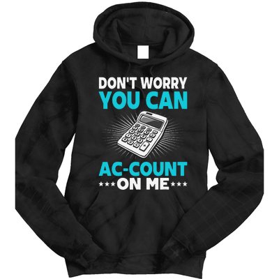 Certified Public Accountant Account Analyst Funny Gift Tie Dye Hoodie