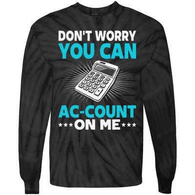 Certified Public Accountant Account Analyst Funny Gift Tie-Dye Long Sleeve Shirt