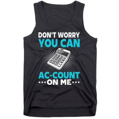 Certified Public Accountant Account Analyst Funny Gift Tank Top