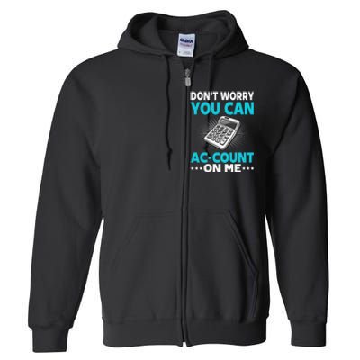 Certified Public Accountant Account Analyst Funny Gift Full Zip Hoodie