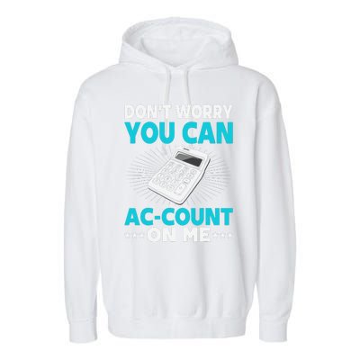 Certified Public Accountant Account Analyst Funny Gift Garment-Dyed Fleece Hoodie