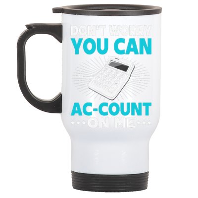 Certified Public Accountant Account Analyst Funny Gift Stainless Steel Travel Mug