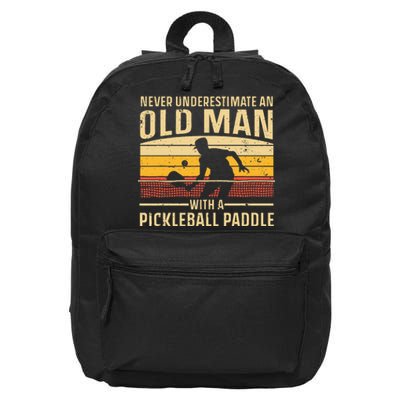 Cool Pickleball Art For Wo Paddle Pickleball Player 16 in Basic Backpack