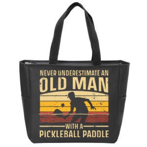 Cool Pickleball Art For Wo Paddle Pickleball Player Zip Tote Bag