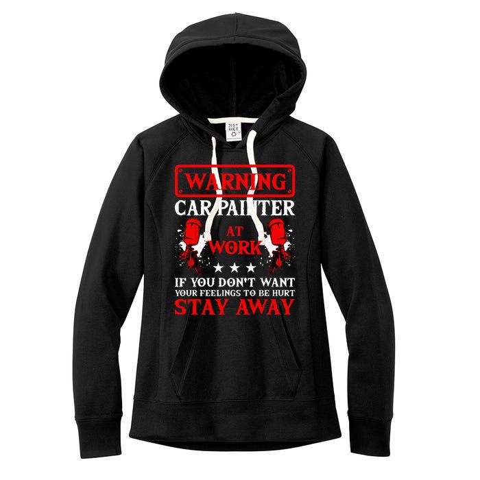 Car Painter Automative Vehicle Detailing Auto Spray Women's Fleece Hoodie