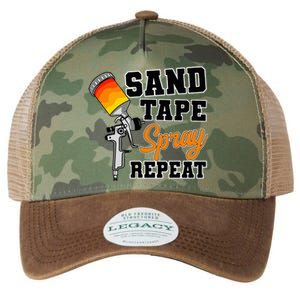 Car Painter Automative Detailing Sand Tape Spray Vehicle Legacy Tie Dye Trucker Hat