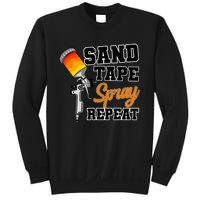 Car Painter Automative Detailing Sand Tape Spray Vehicle Sweatshirt