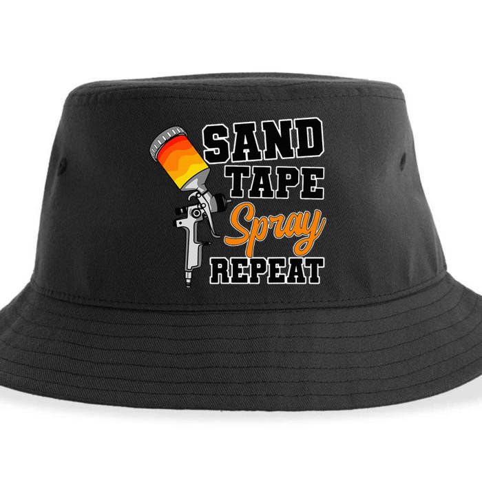 Car Painter Automative Detailing Sand Tape Spray Vehicle Sustainable Bucket Hat