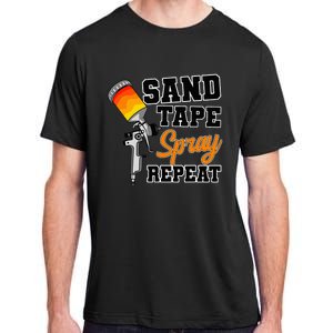 Car Painter Automative Detailing Sand Tape Spray Vehicle Adult ChromaSoft Performance T-Shirt