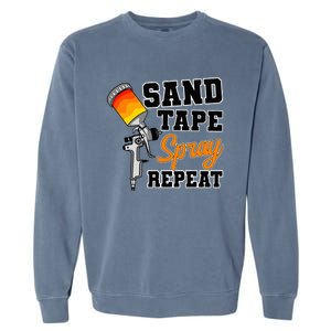 Car Painter Automative Detailing Sand Tape Spray Vehicle Garment-Dyed Sweatshirt