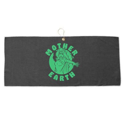 Captain Planet And The Planeteers Earth Day Mother Earth Gift Large Microfiber Waffle Golf Towel