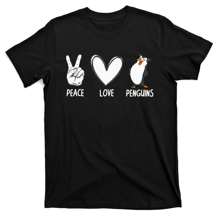 Cool Penguin Art For  Peace Love Penguins Zookeeper T-Shirt