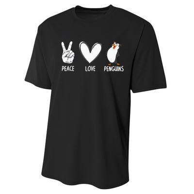 Cool Penguin Art For  Peace Love Penguins Zookeeper Performance Sprint T-Shirt