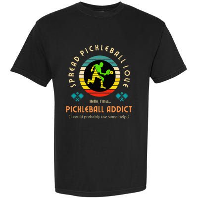 Cool Pickleball Art For Paddle Pickleball Player Garment-Dyed Heavyweight T-Shirt