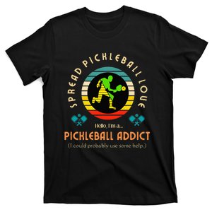 Cool Pickleball Art For Paddle Pickleball Player T-Shirt