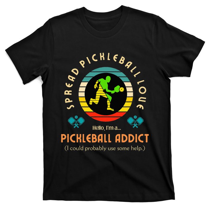 Cool Pickleball Art For Paddle Pickleball Player T-Shirt