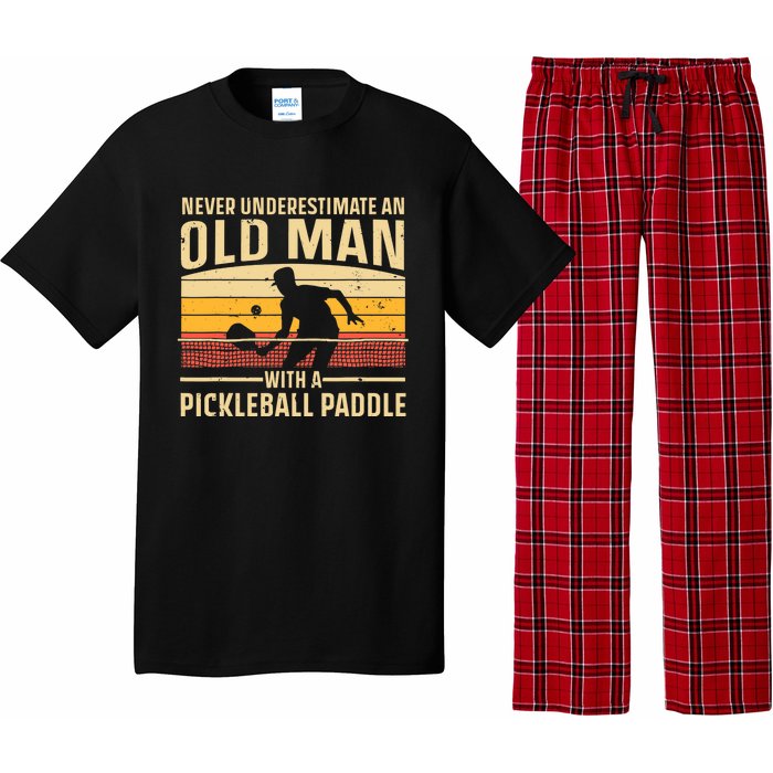 Cool Pickleball Art For Paddle Pickleball Player Pajama Set