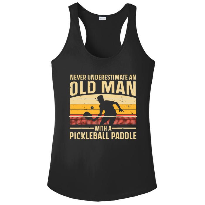 Cool Pickleball Art For Paddle Pickleball Player Ladies PosiCharge Competitor Racerback Tank