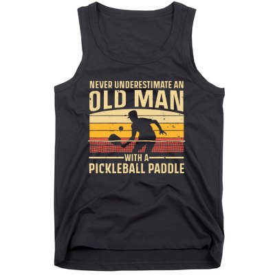 Cool Pickleball Art For Paddle Pickleball Player Tank Top