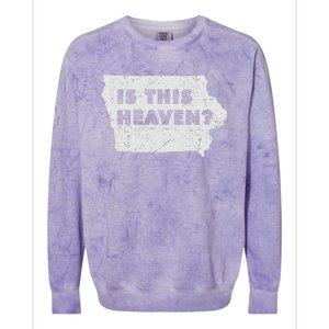 Citizen Proud America State Us Heaven Home Iowa Colorblast Crewneck Sweatshirt