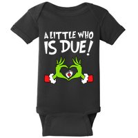 Christmas Pregnancy A Little Who Is Due Baby Bodysuit