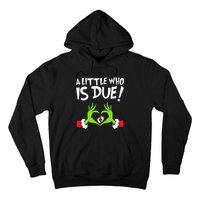 Christmas Pregnancy A Little Who Is Due Hoodie