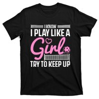 Cool Pickleball Art For Wo Girls Player Pickleball Lover T-Shirt