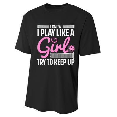 Cool Pickleball Art For Wo Girls Player Pickleball Lover Performance Sprint T-Shirt