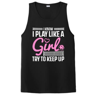 Cool Pickleball Art For Wo Girls Player Pickleball Lover PosiCharge Competitor Tank