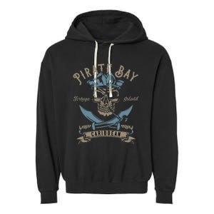 Caribbean Pirate And Saber Pirate Costume Garment-Dyed Fleece Hoodie