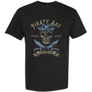 Caribbean Pirate And Saber Pirate Costume Garment-Dyed Heavyweight T-Shirt