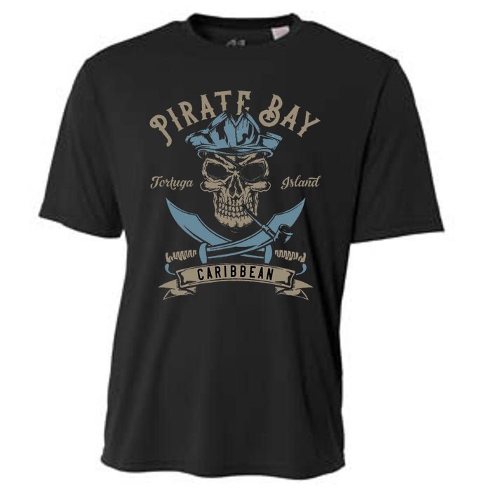 Caribbean Pirate And Saber Pirate Costume Cooling Performance Crew T-Shirt