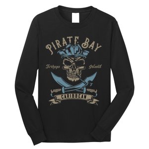 Caribbean Pirate And Saber Pirate Costume Long Sleeve Shirt