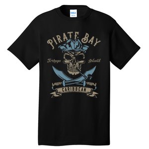 Caribbean Pirate And Saber Pirate Costume Tall T-Shirt