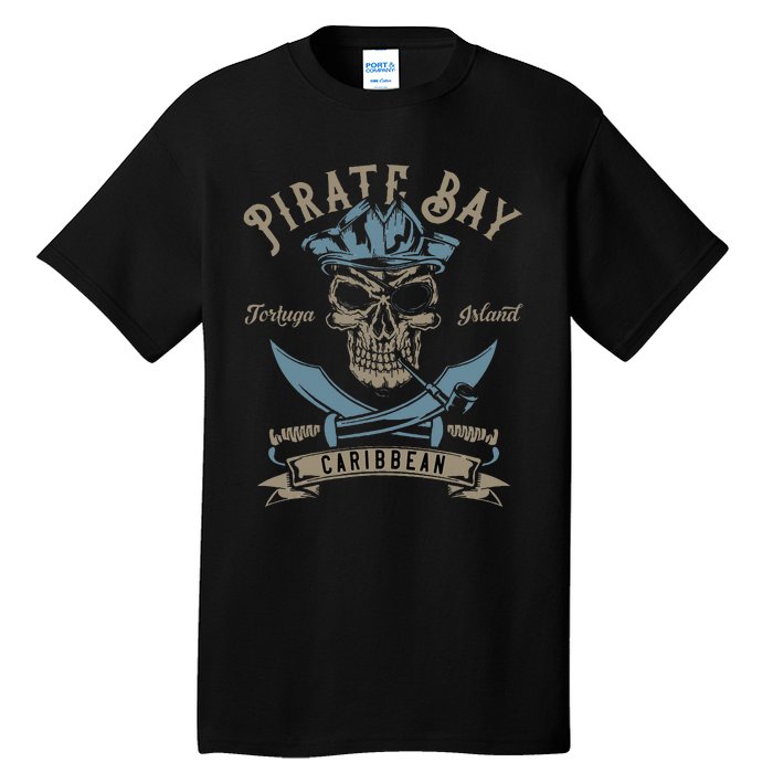 Caribbean Pirate And Saber Pirate Costume Tall T-Shirt