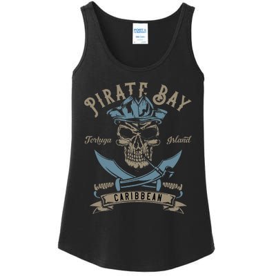 Caribbean Pirate And Saber Pirate Costume Ladies Essential Tank