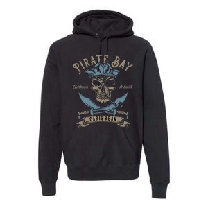 Caribbean Pirate And Saber Pirate Costume Premium Hoodie