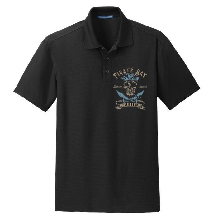 Caribbean Pirate And Saber Pirate Costume Dry Zone Grid Polo