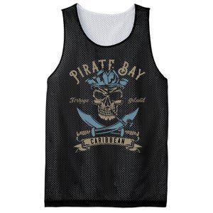 Caribbean Pirate And Saber Pirate Costume Mesh Reversible Basketball Jersey Tank