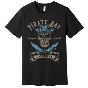 Caribbean Pirate And Saber Pirate Costume Premium T-Shirt